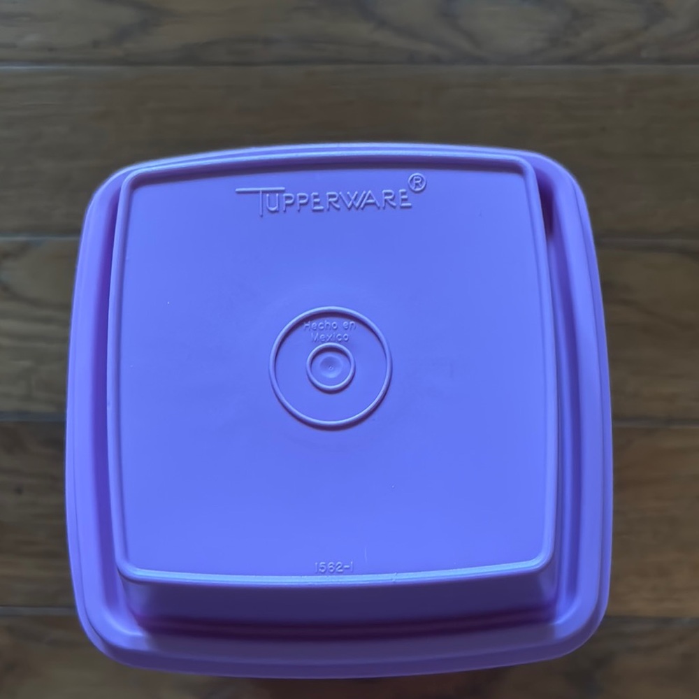Tupperware Lavender Pickle Storage Container - Picture 2 of 8
